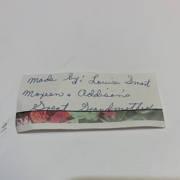 Vintage HANDMADE 11” Black African American Cloth Rag Doll Folk Art Provenance - Picture 6 of 7